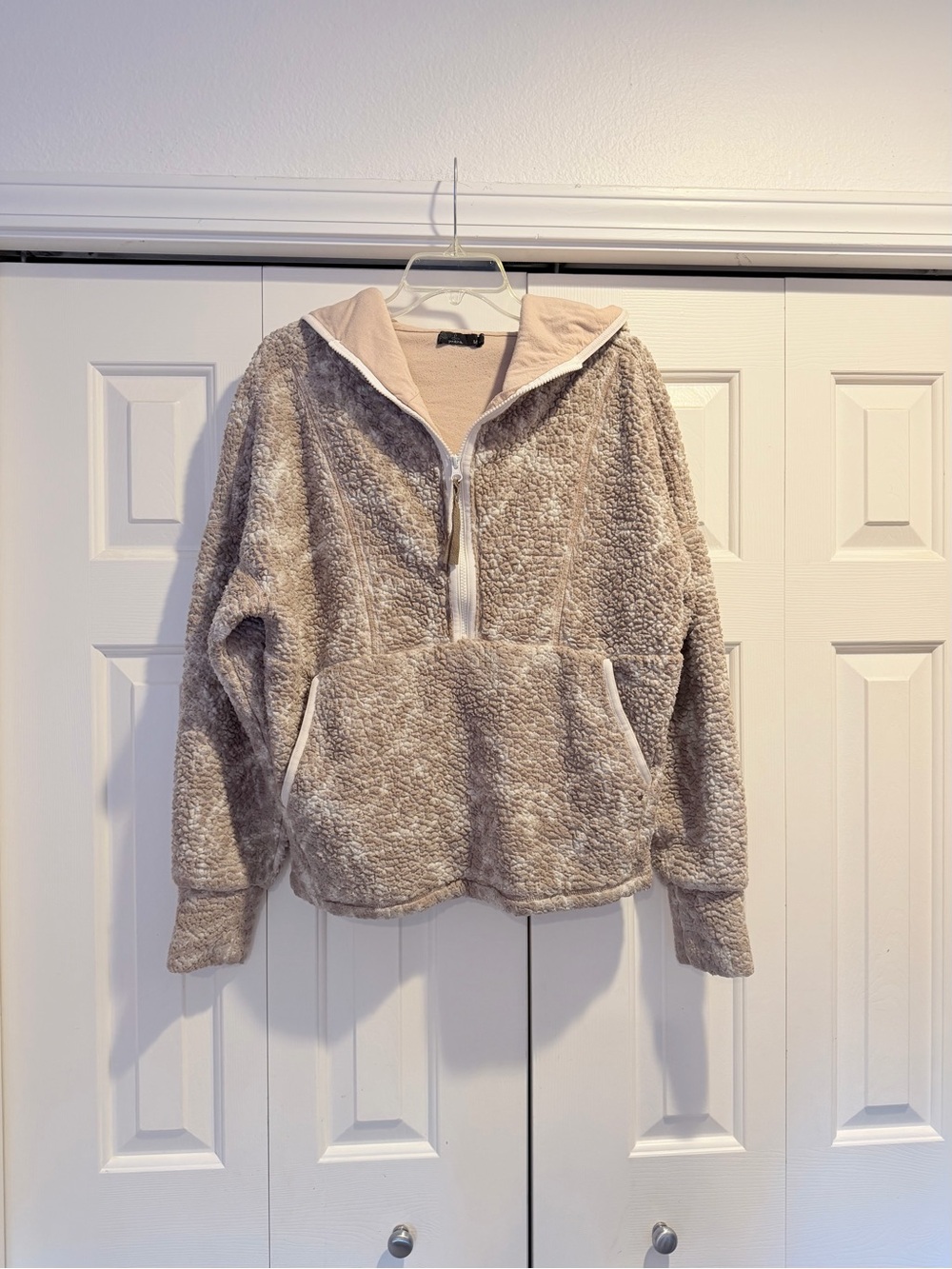 prAna Women's Polar Escape Half-Zip Sherpa Fleece Hoodie